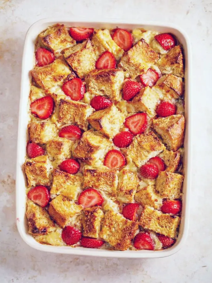 Strawberry French Toast Bake for Mom