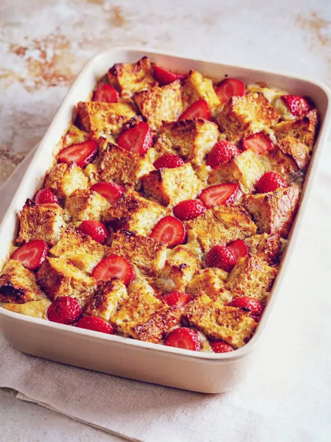 Strawberry French Toast Bake for Mom