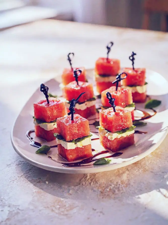 Watermelon Feta Bites