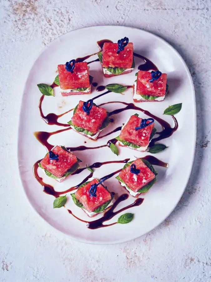 Watermelon Feta Bites