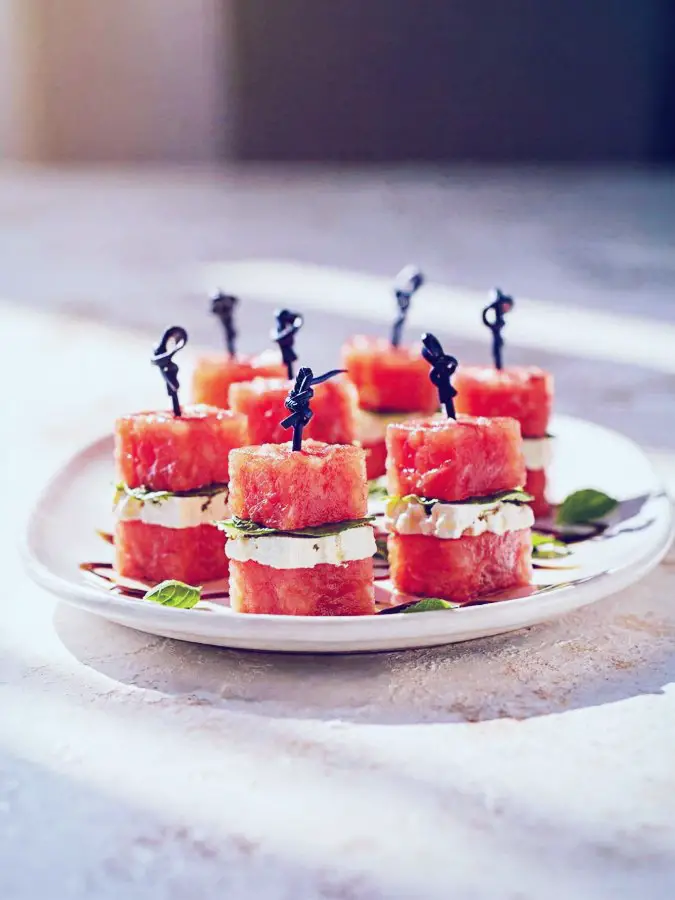 Watermelon Feta Bites