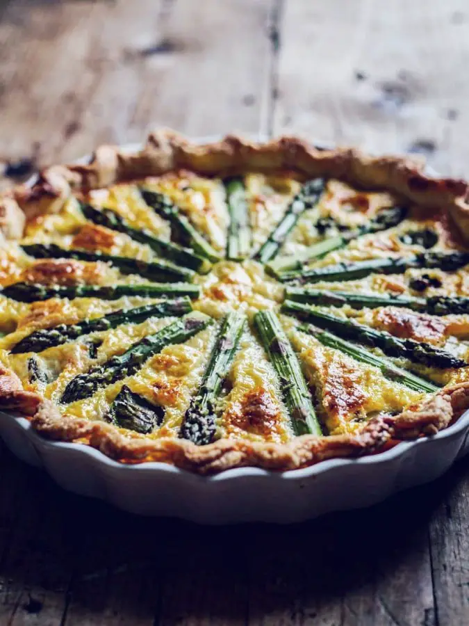 Asparagus and Cheese Quiche