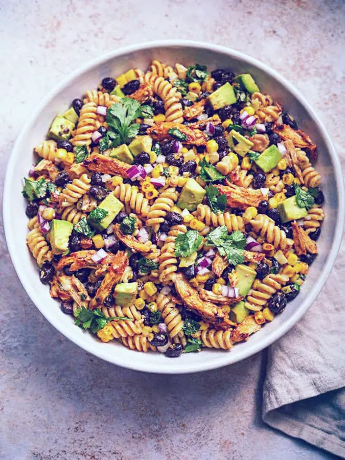 BBQ Chicken Pasta Salad