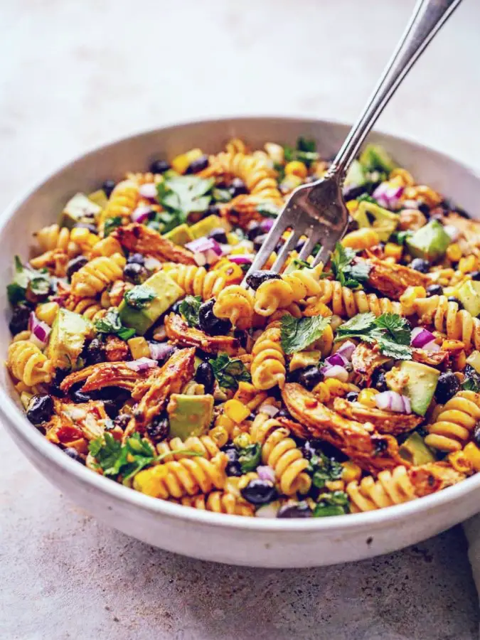 BBQ Chicken Pasta Salad