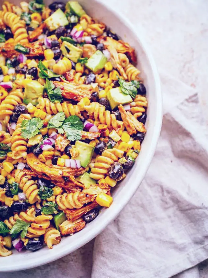 BBQ Chicken Pasta Salad