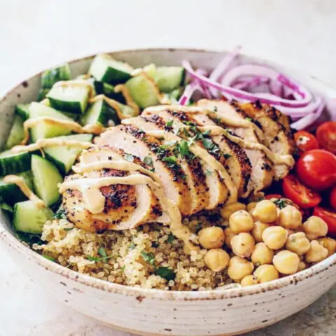 High Protein Summer Salad Bowls