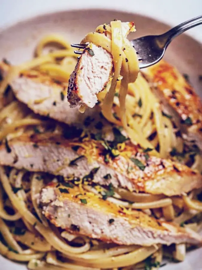 Lemon Herb Chicken Pasta