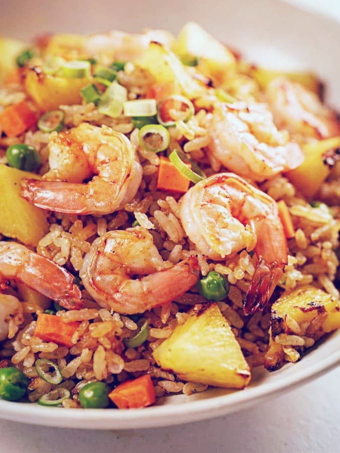 Pineapple Rice with Shrimp