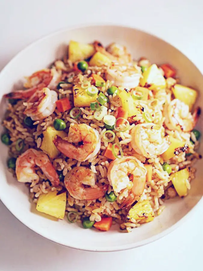 Pineapple Rice with Shrimp