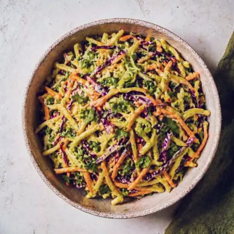 Vegan Spicy Peanut Cabbage Salad