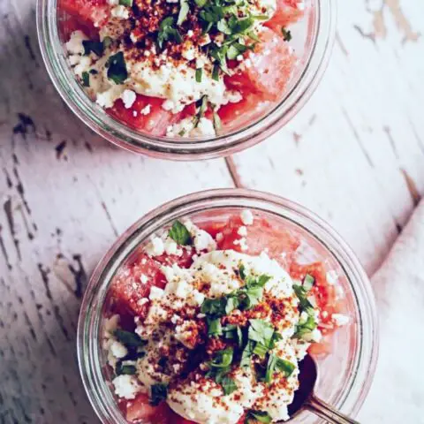 Watermelon Elote Cups