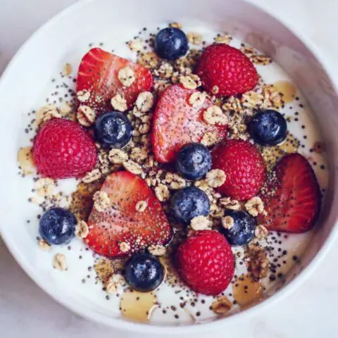 Berry Chia Probiotic Yogurt Bowl