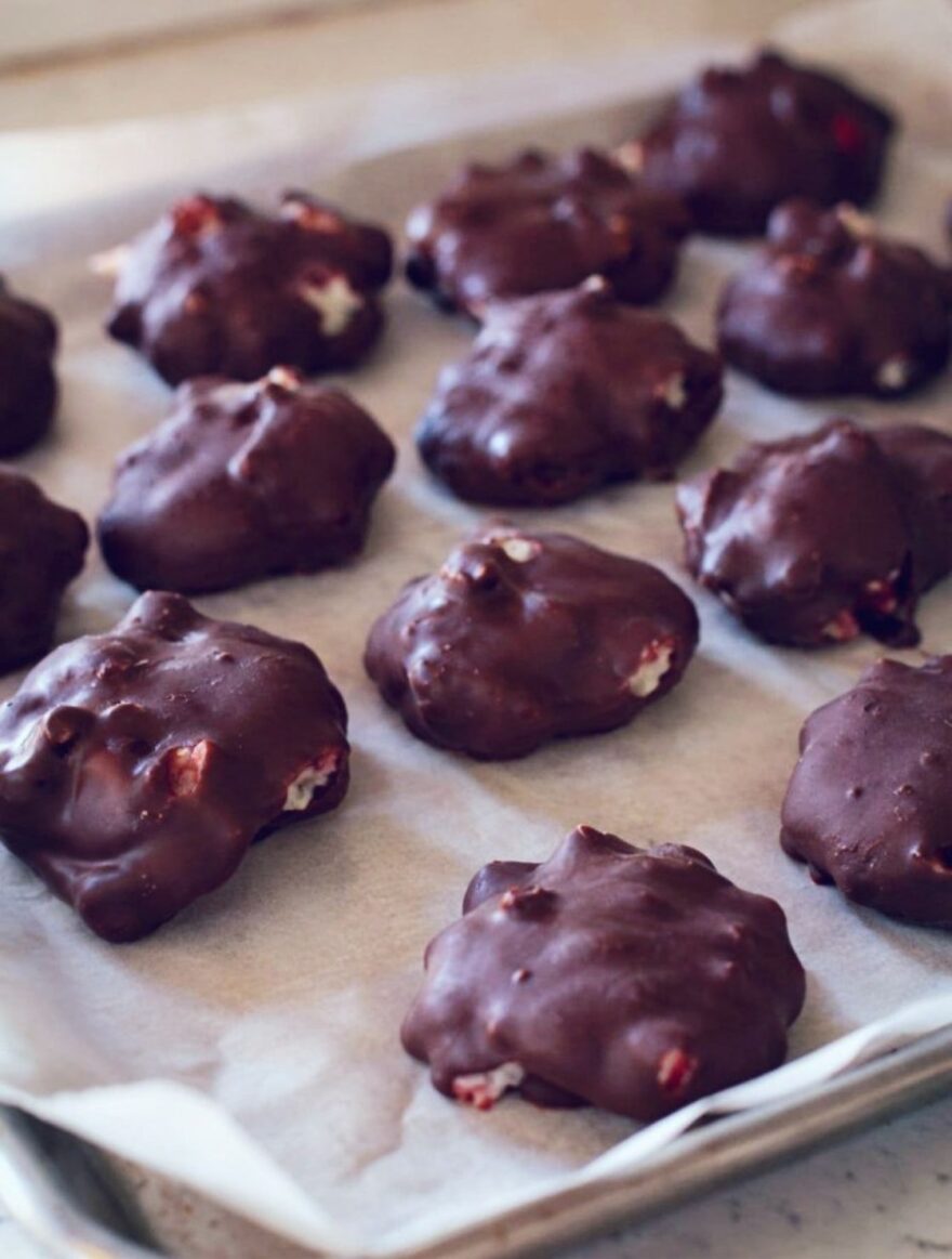 Chocolate Covered Yogurt Clusters