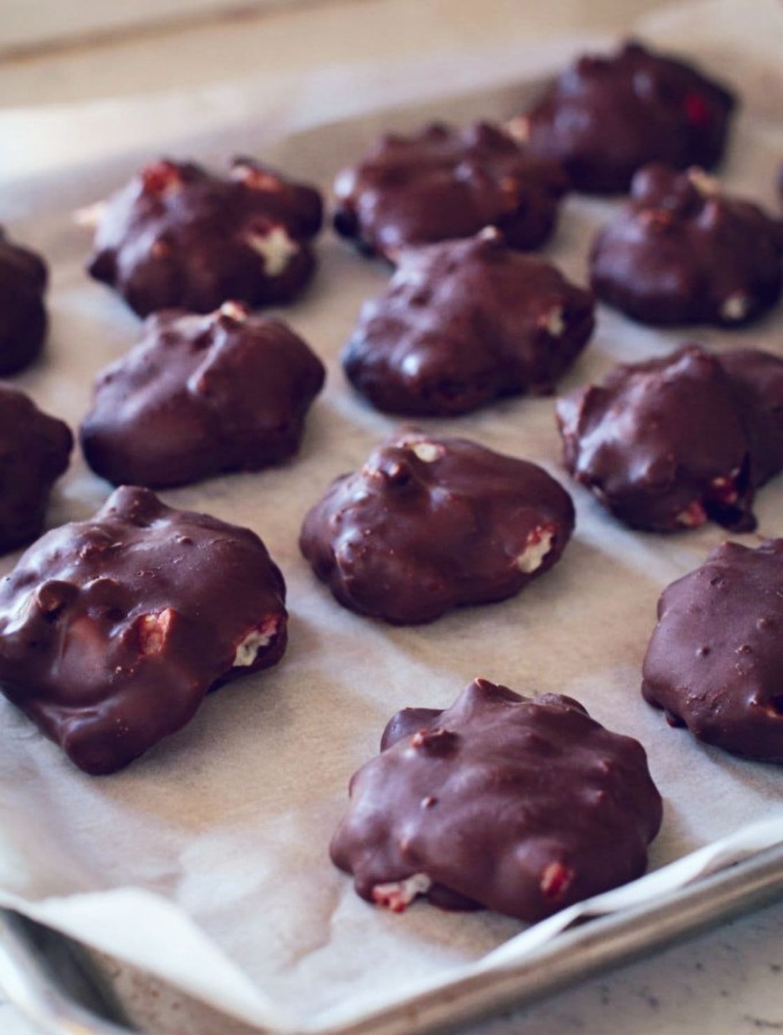 Chocolate Covered Yogurt Clusters