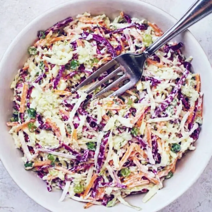 Creamy Vegan Coleslaw