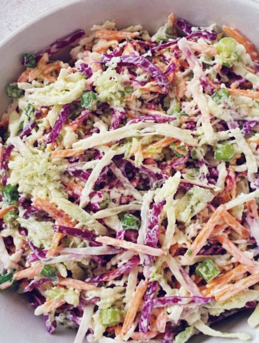 Creamy Vegan Coleslaw