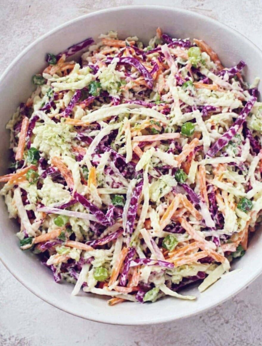 Creamy Vegan Coleslaw