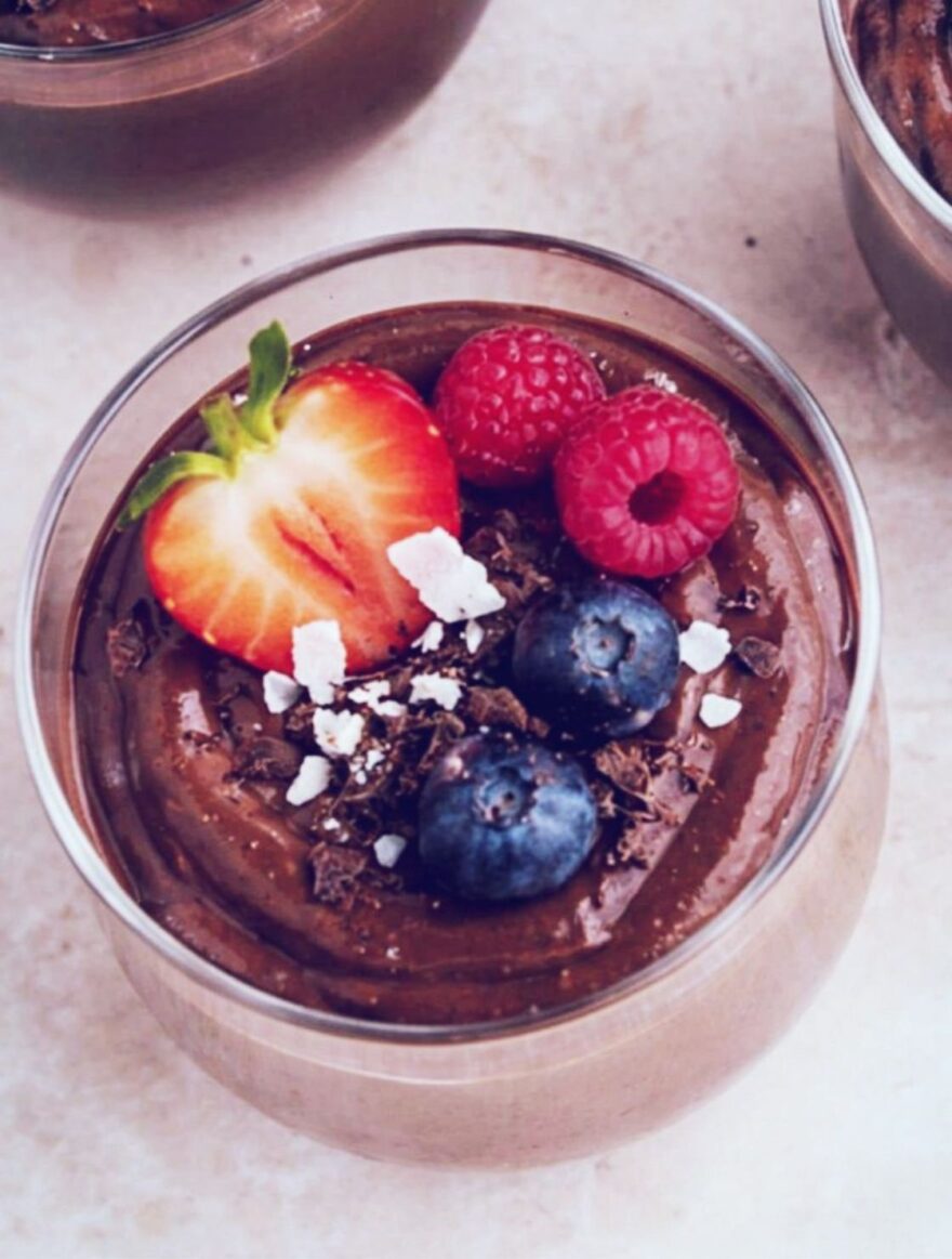 Fudgy Espresso Avocado Mousse