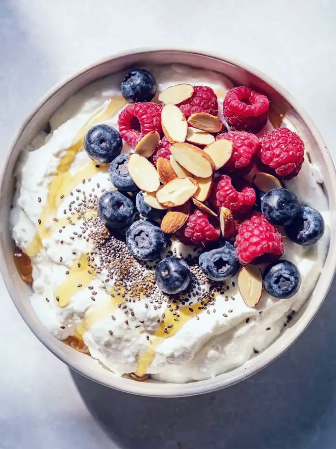 High Protein Probiotic Yogurt Bowl