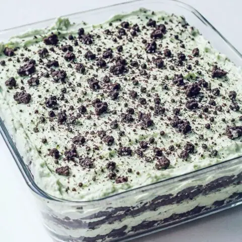 Mint Oreo Icebox Cake