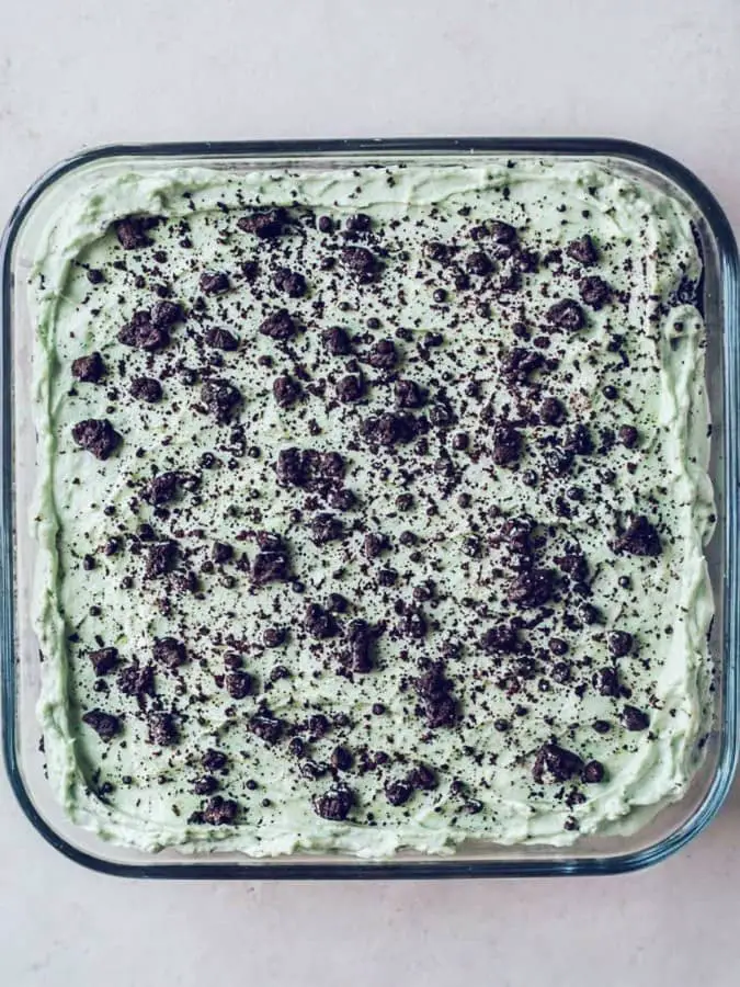 Mint Oreo Icebox Cake