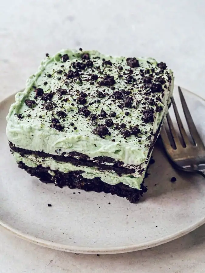 Mint Oreo Icebox Cake