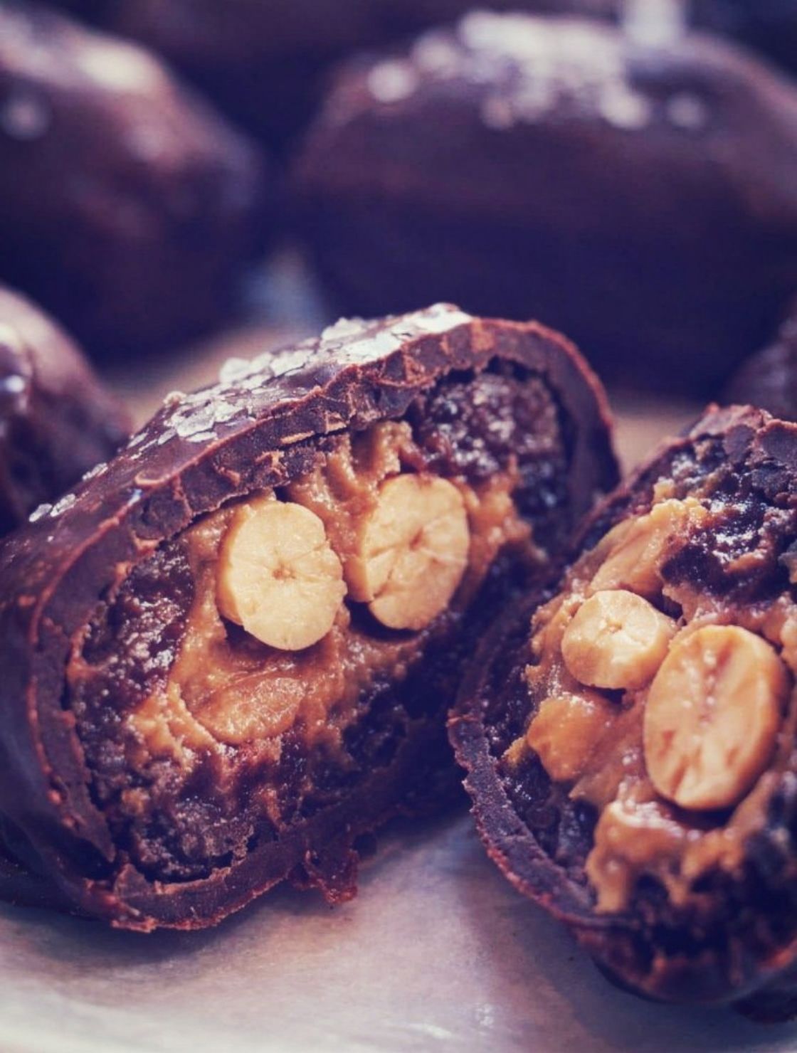 Peanut Butter Date Snickers Bars