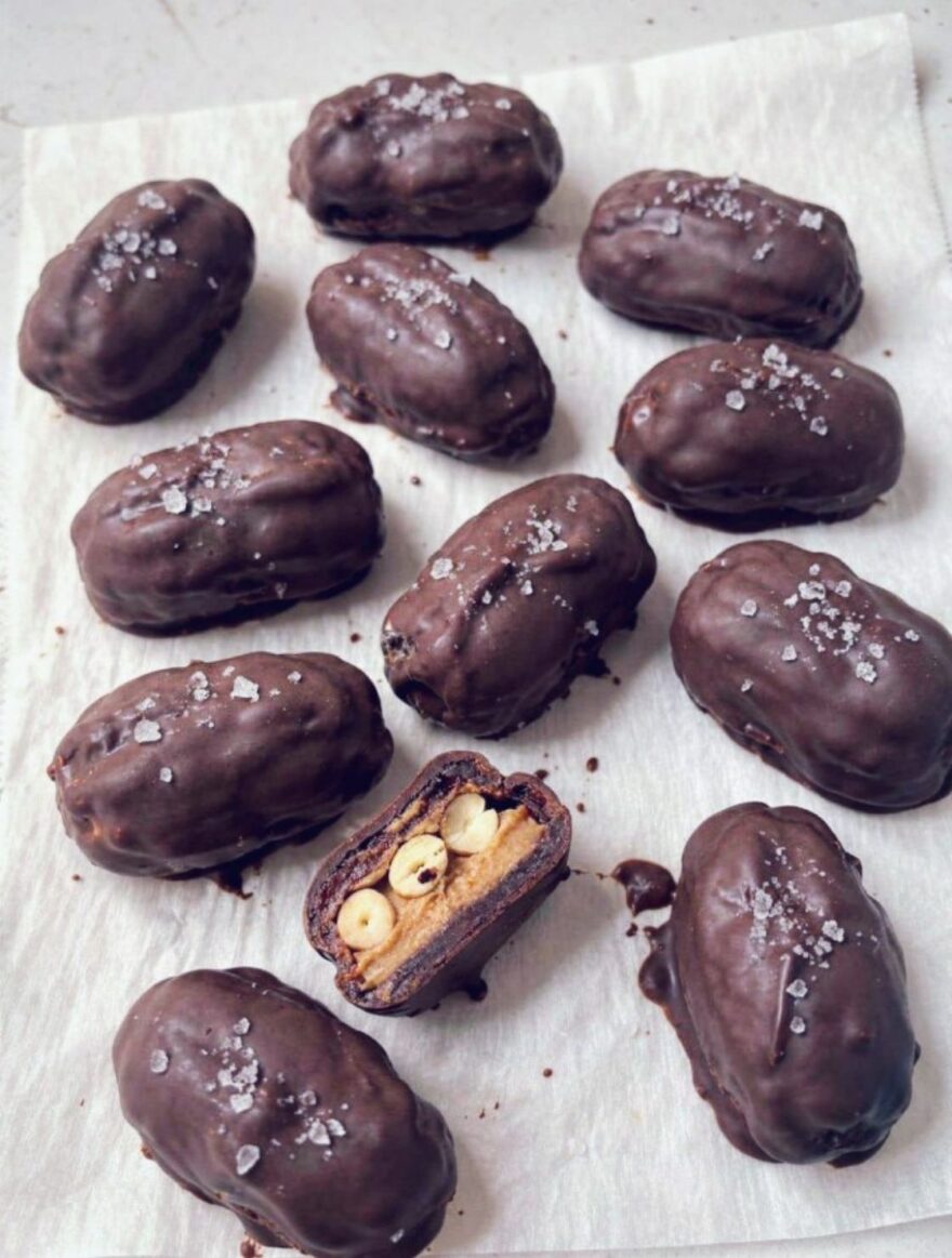 Peanut Butter Date Snickers Bars