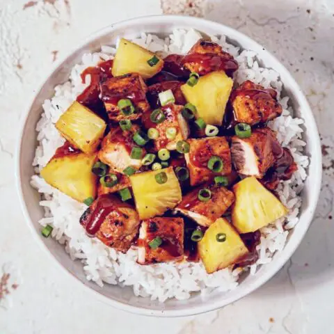 Pineapple BBQ Chicken Bowl