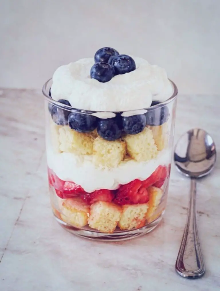 Vegan July 4th Berry Trifle Cups