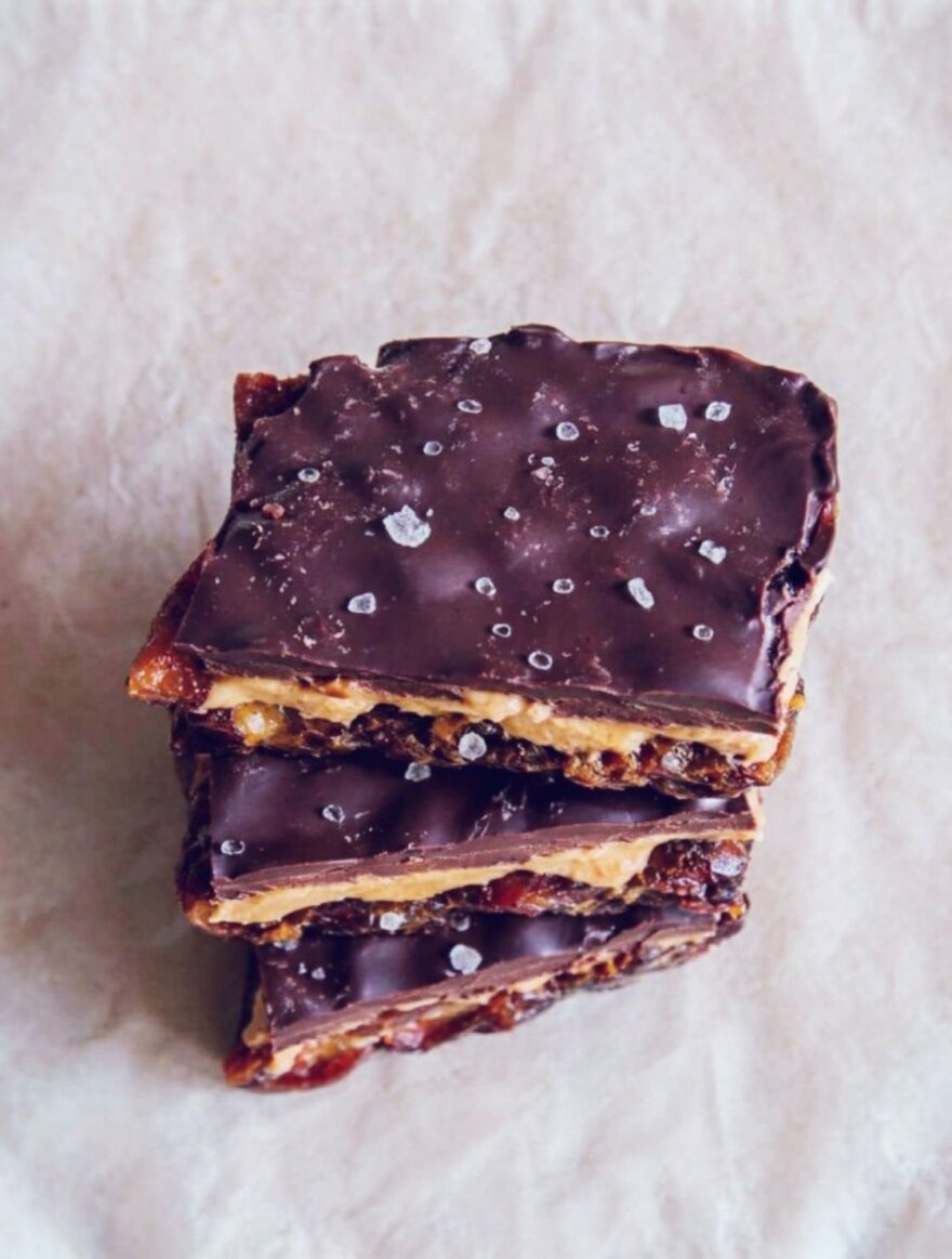 Vegan Salted Caramel Date Bark