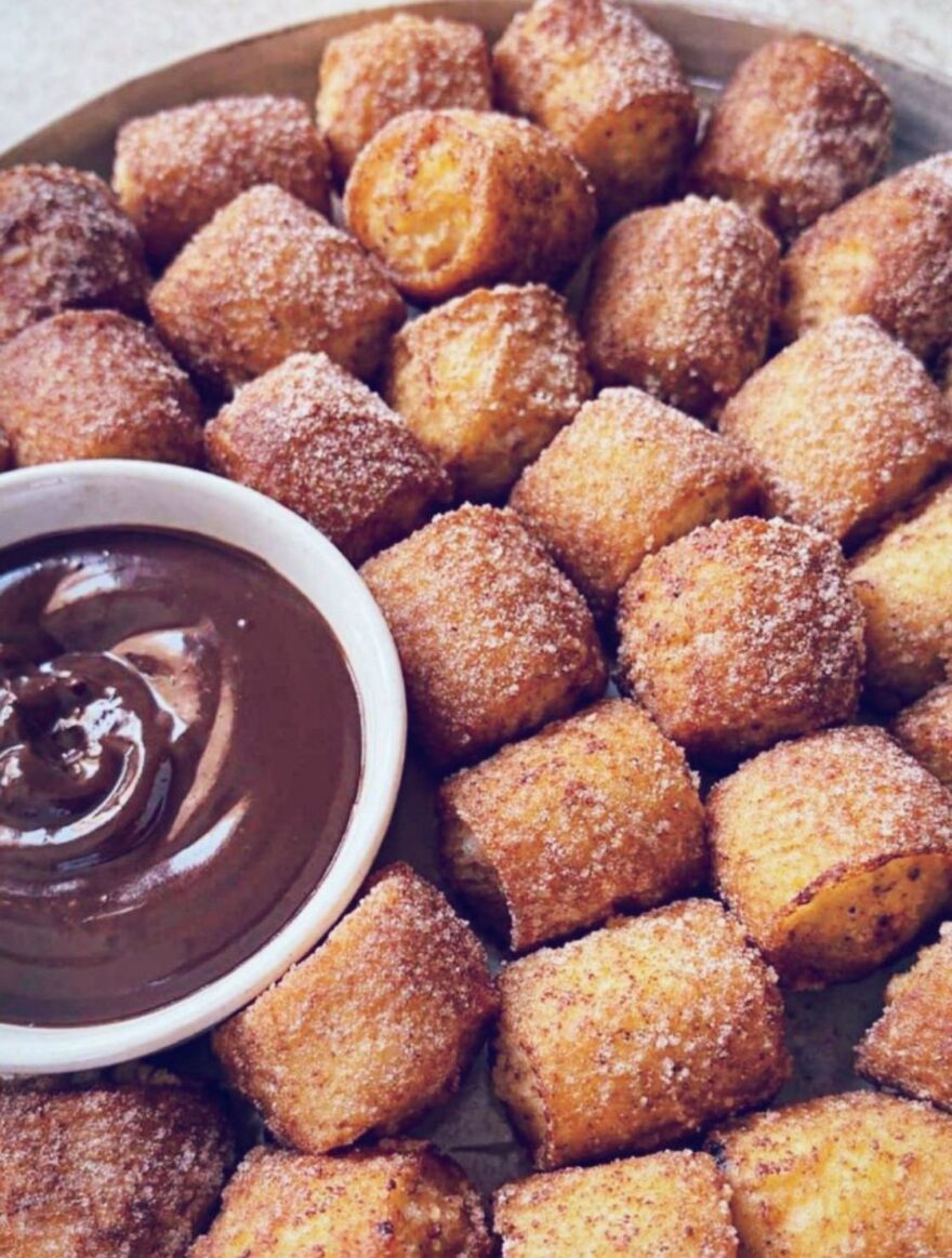 World Cup 2026 Churro Bites with Chocolate Sauce