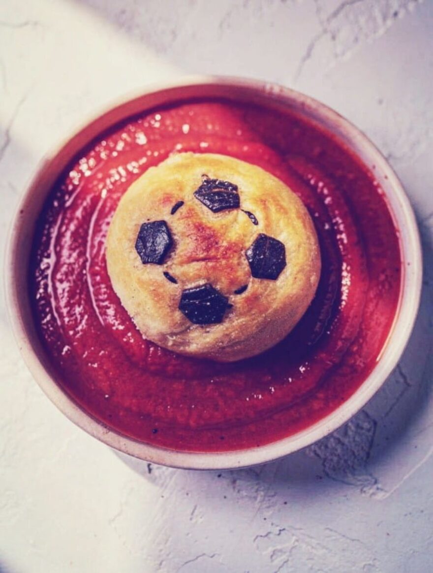 World Cup Soccer Ball Pizza Bites